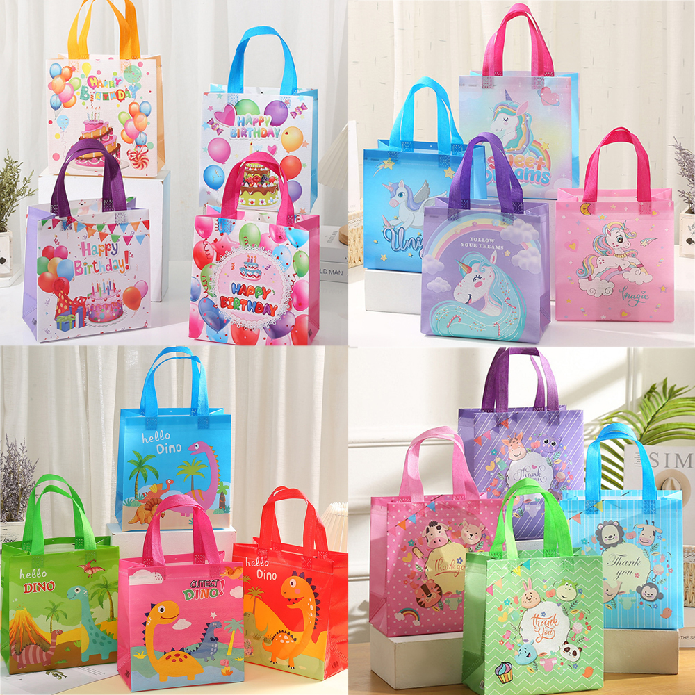 Baby Food Bag - 4Pcs Children's Birthday Bags Kids Candy
