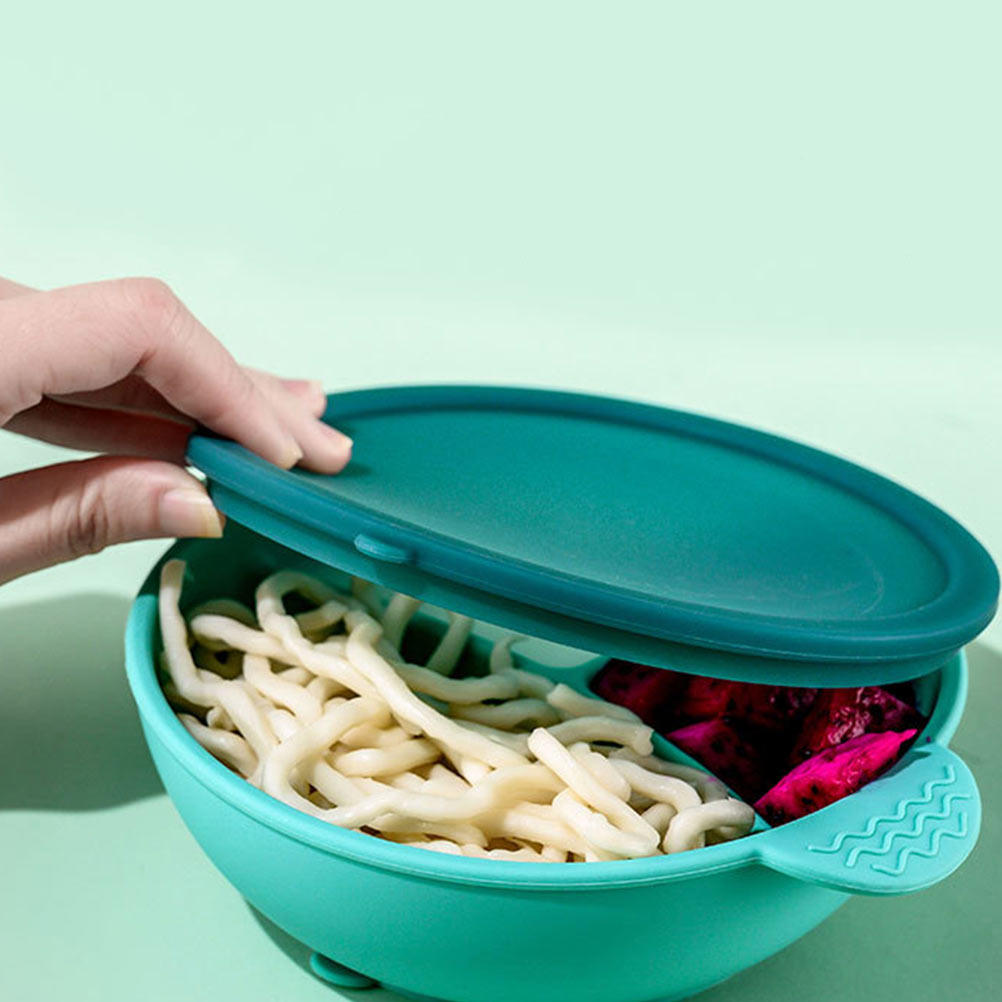 Baby Food Eating - 1Set Silicone Baby Eating Training Bowl