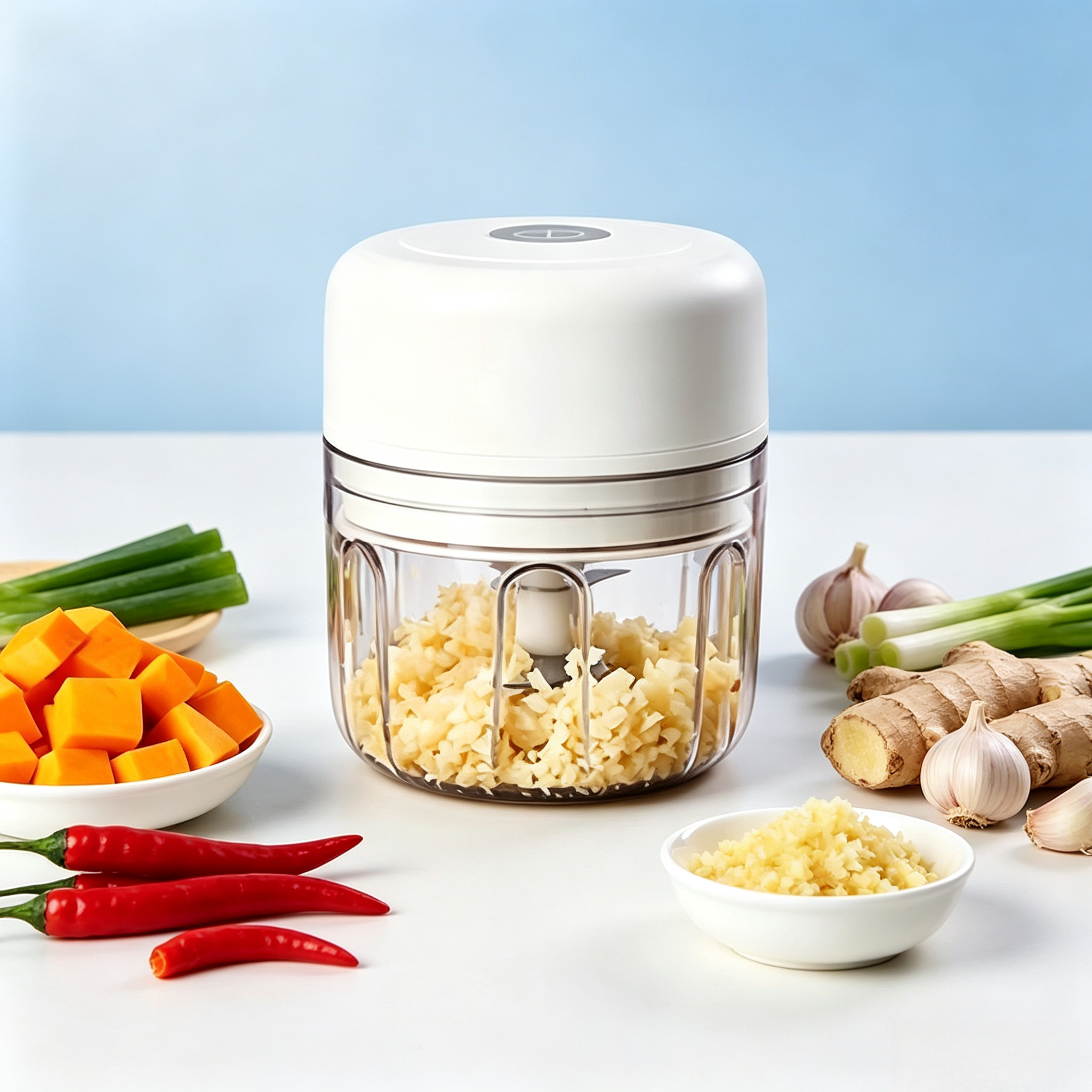 Baby Food Home - Portable Rechargeable Mini Garlic Grinder Waterproof