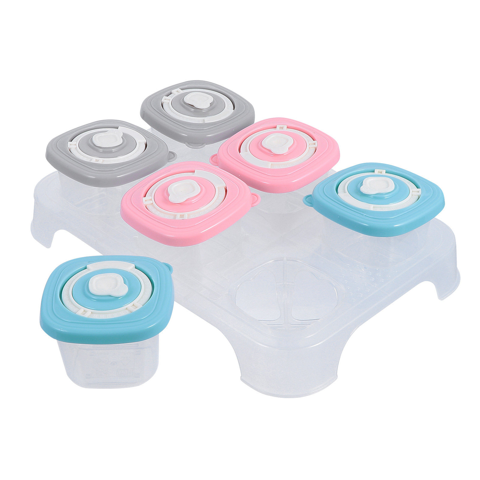 Baby Food Home - 1Set Baby Food Box Blocks Safe