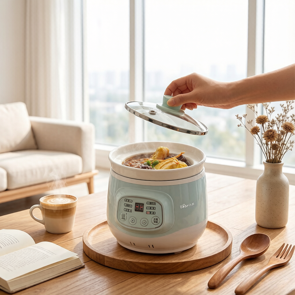 Baby Rice Food - Electric Stew Pot for Baby Food