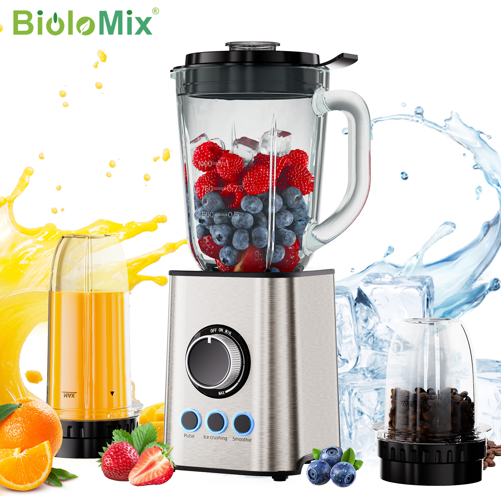 BioloMix 3 in 1 Smoothie Blend - огляд і ціна Dry Food Baby