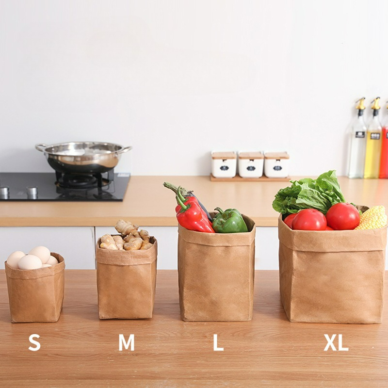 Kraft Paper Bag Washable Paper - огляд і ціна Food Pouch Reusable