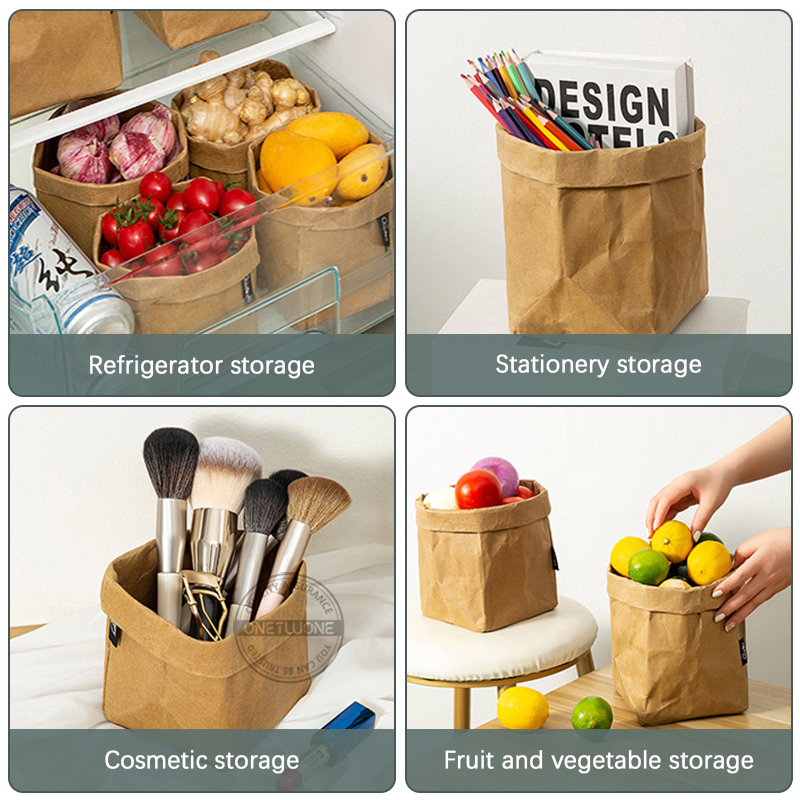 Kraft Paper Bag Washable Paper - огляд і ціна Food Pouch Reusable
