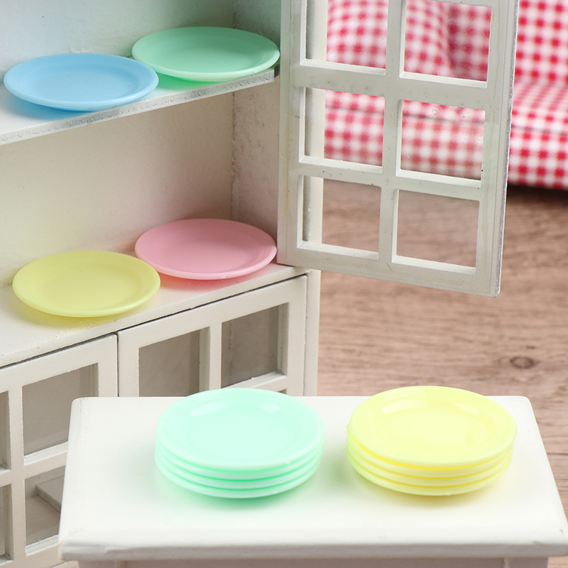 5Pcs Dollhouse Mini Food Plate - огляд і ціна Baby Food Game