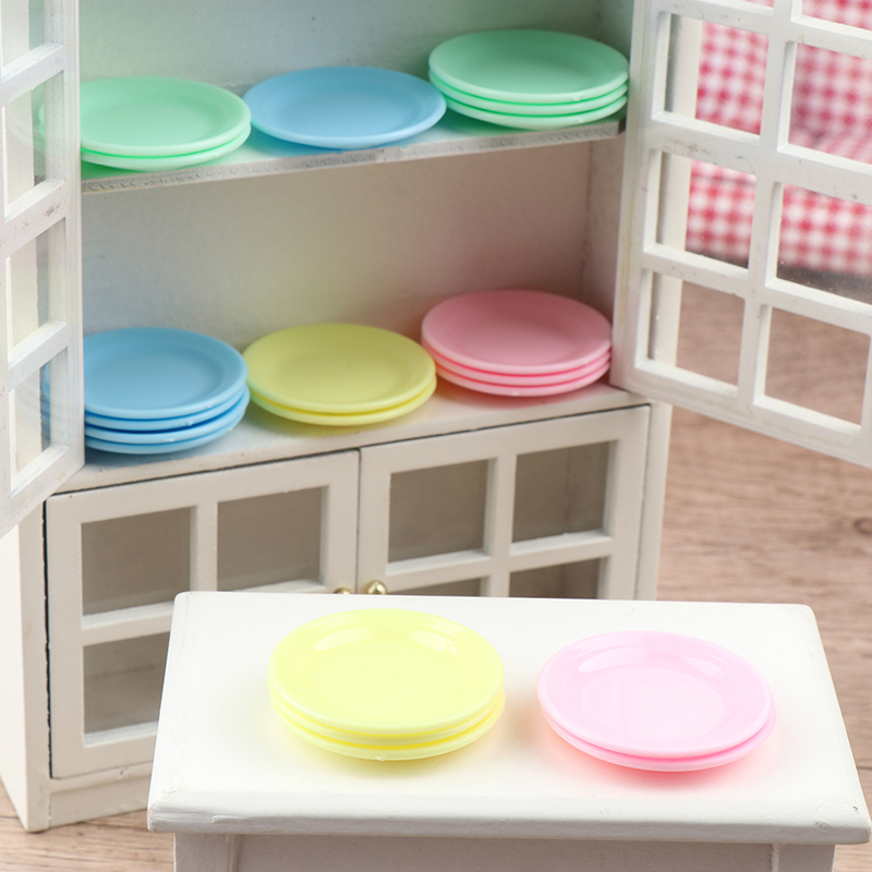 5Pcs Dollhouse Mini Food Plate - огляд і ціна Baby Food Game