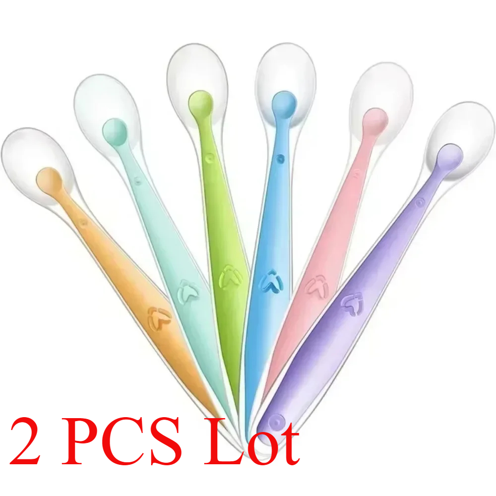 2/1pcs Silicone Spoon for Baby - огляд і ціна Baby Food Utensil