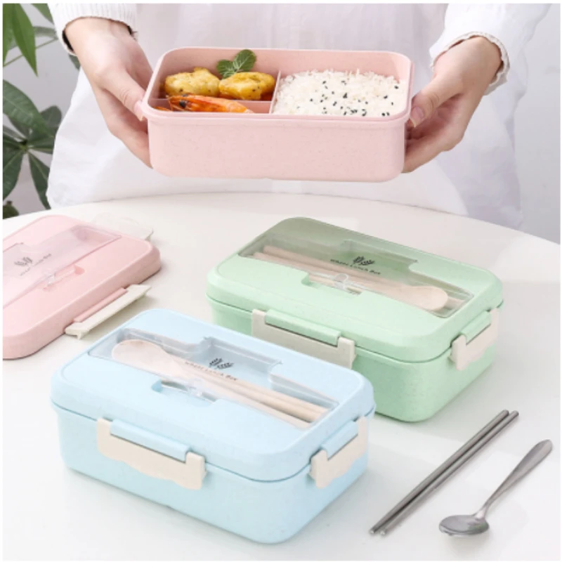 Microwave Lunch Box Wheat Stra - огляд і ціна Baby Food Bag