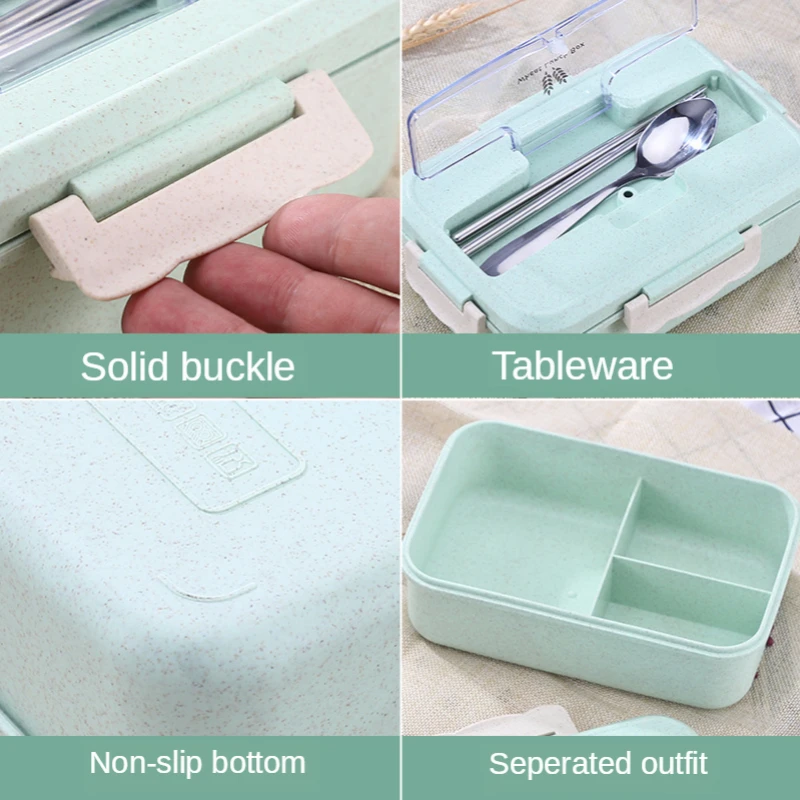 Microwave Lunch Box Wheat Stra - огляд і ціна Baby Food Bag