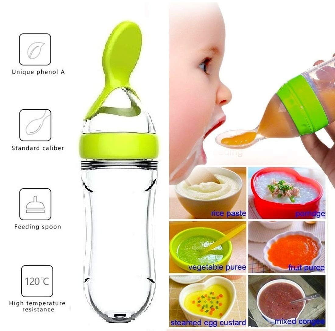 Squeezing Feeding Bottle Cup S - огляд і ціна Baby Rice Food