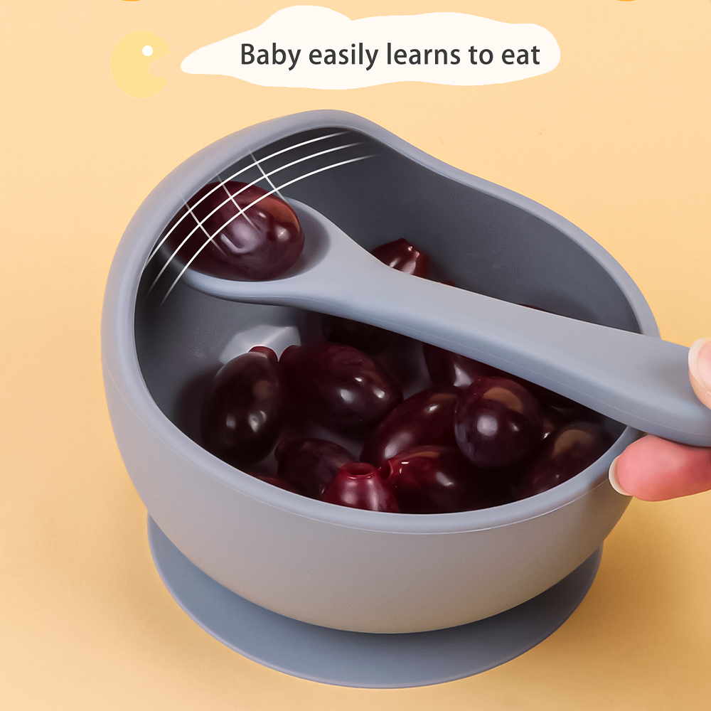 2PC Silicone Sucker Bowl Feedi - огляд і ціна Baby Food Eating