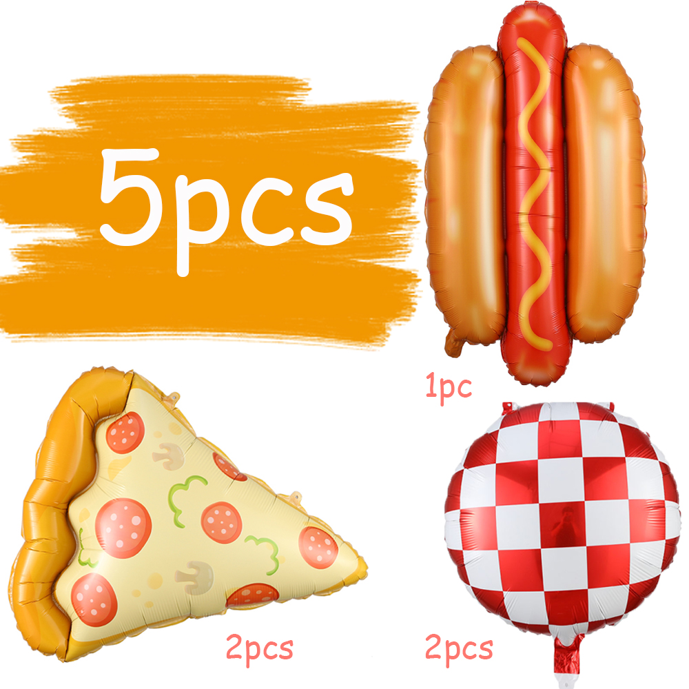 5pcs Fort Pizza Hot Dog Foil B - огляд і ціна Baby Food Dogs