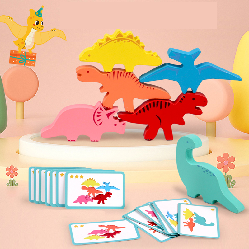Wooden Balance Blocks Toys For - огляд і ціна Baby Food Game