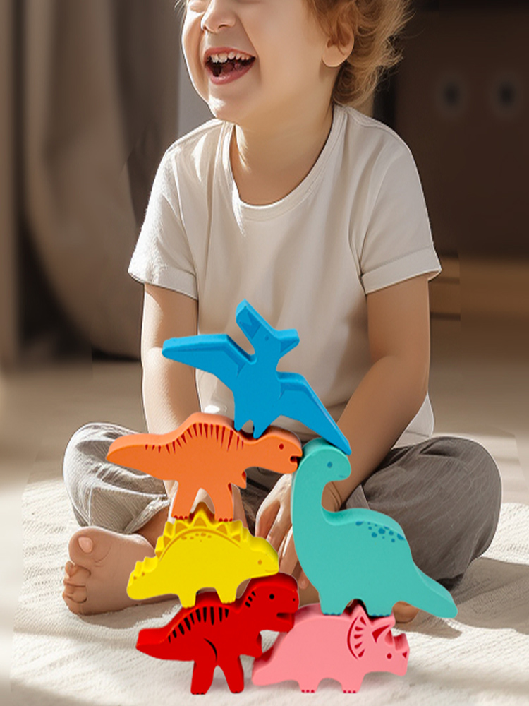 Wooden Balance Blocks Toys For - огляд і ціна Baby Food Game