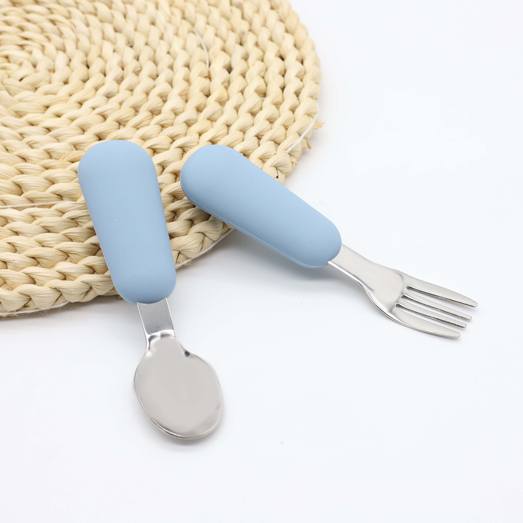 Silicone stainless steel spoon - огляд і ціна Baby Food Utensil