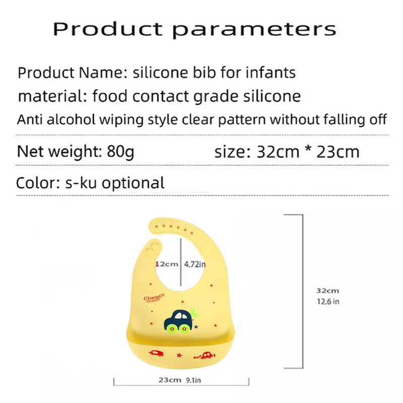 Silicone Baby Feeding Bib Wate - огляд і ціна Baby Food Eating