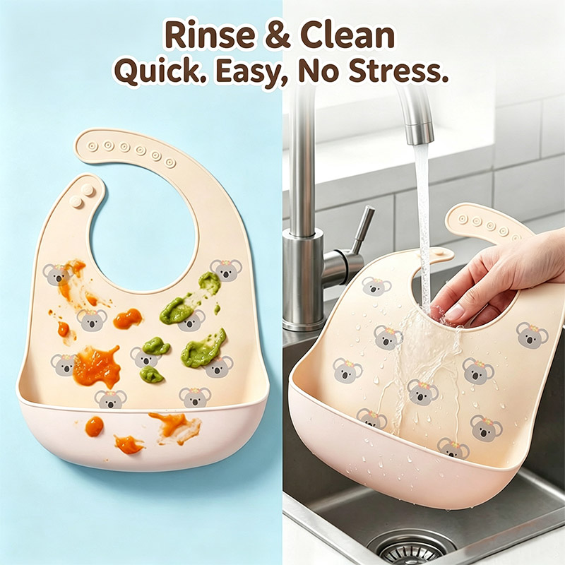 Silicone Baby Feeding Bib Wate - огляд і ціна Baby Food Eating