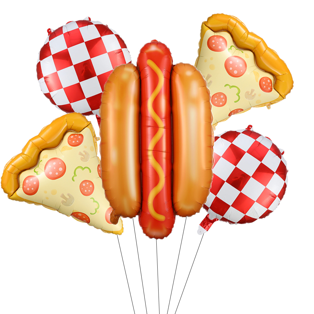 5pcs Fort Pizza Hot Dog Foil B - огляд і ціна Baby Food Dogs