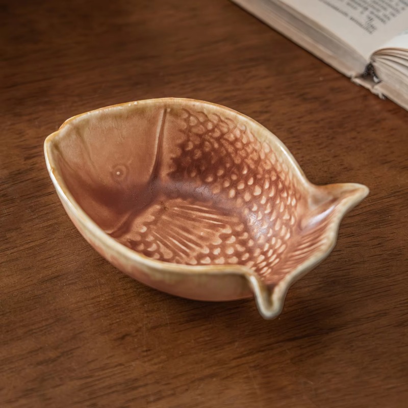 Creative Fish Shape Ceramic Bo - огляд і ціна Baby Food Restaurant