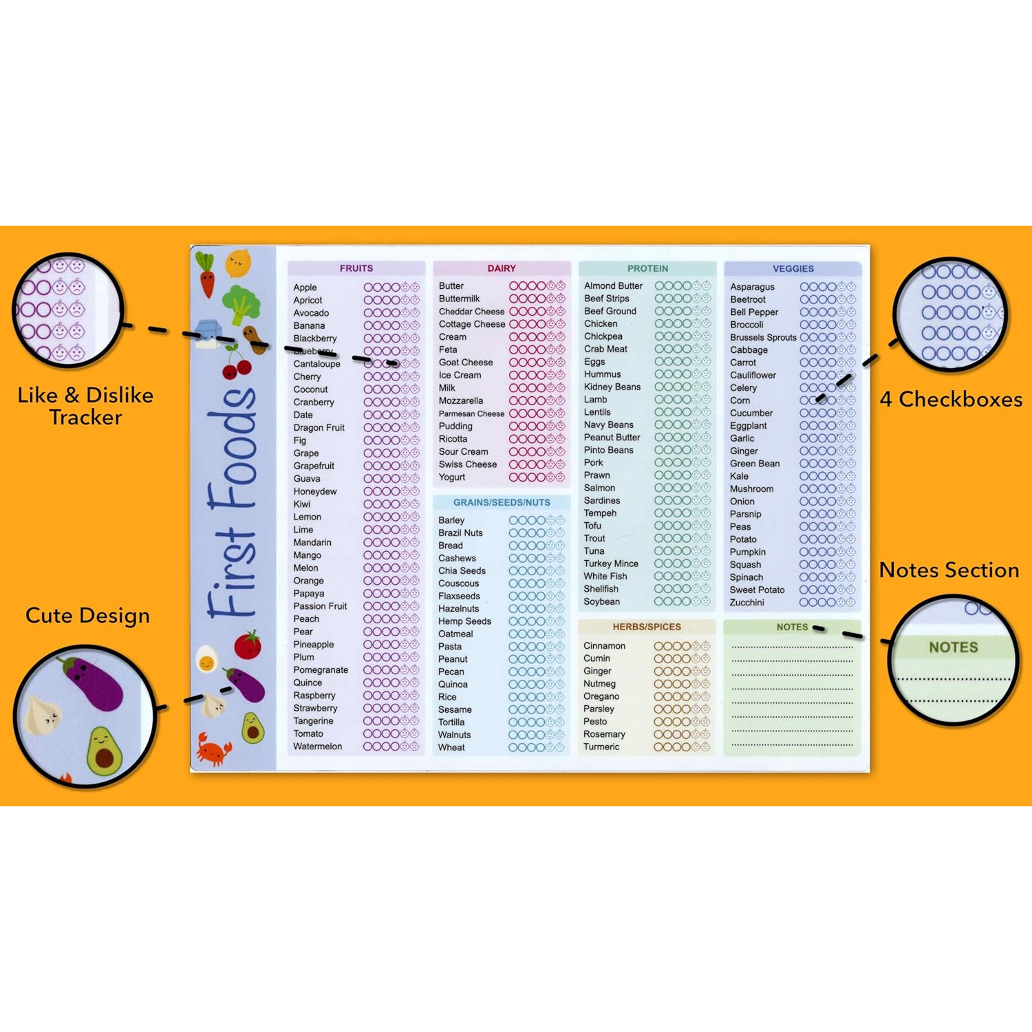 Baby First Foods Tracker, High - огляд і ціна Dry Food Baby