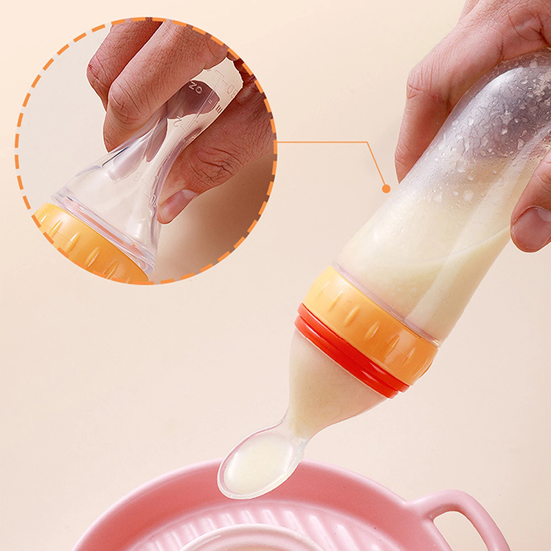 Squeezing Feeding Bottle Silic - огляд і ціна Baby Rice Food