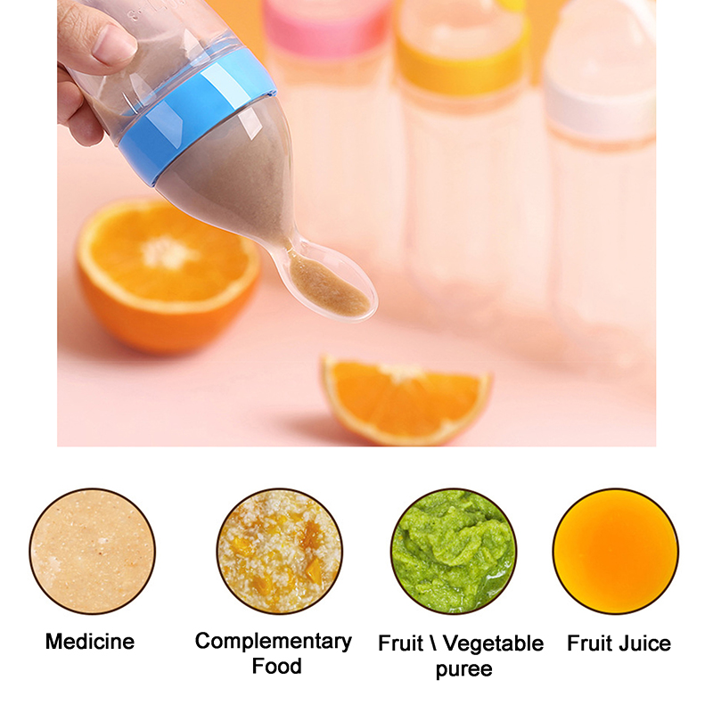 Squeezing Feeding Bottle Silic - огляд і ціна Baby Rice Food