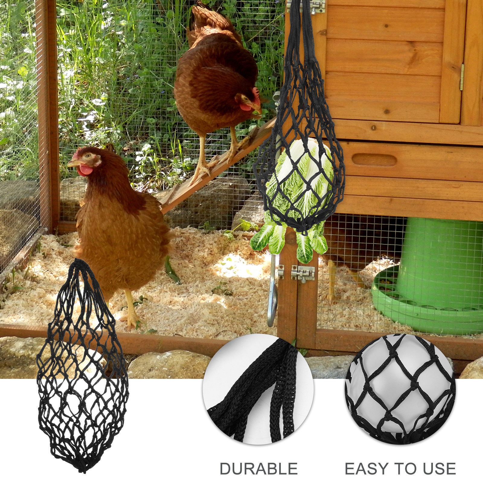 1Pcs Long-Lasting Livestock Ha - огляд і ціна Mesh Feeder Bag