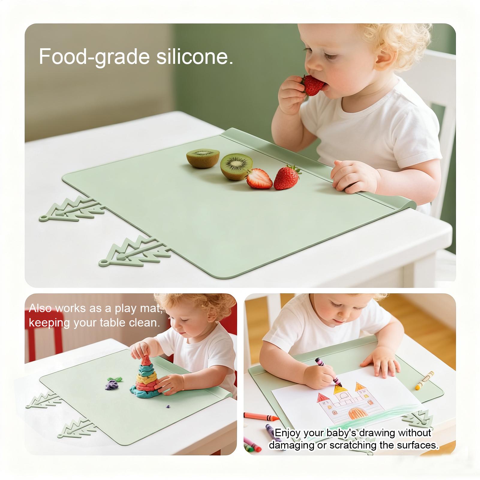 Silicone Placemat Portable Non - огляд і ціна Baby Food Eating