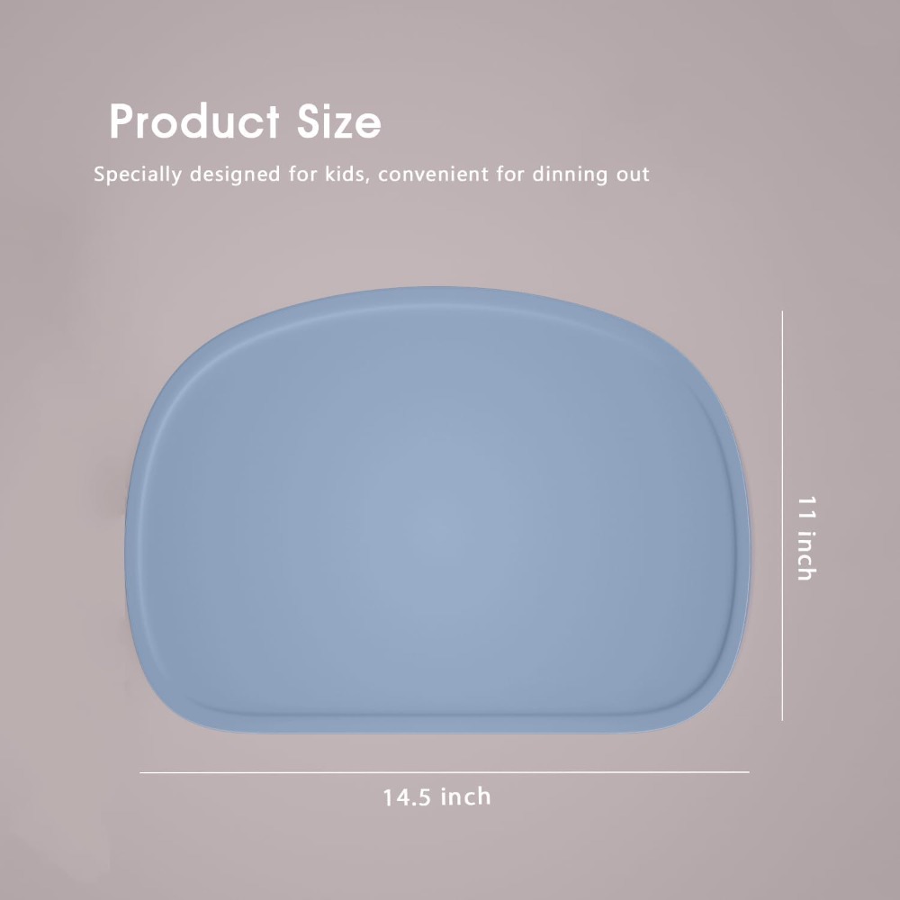 Set of 3 Silicone Placemats wi - огляд і ціна Baby Food Eating