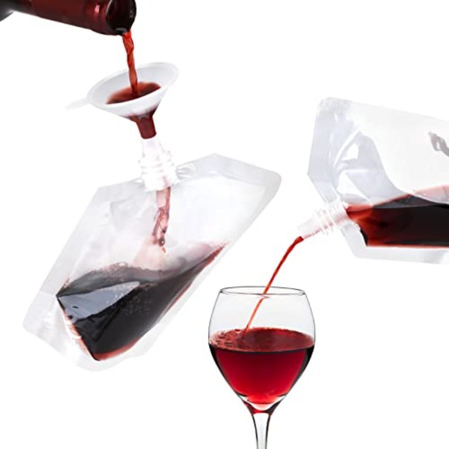 24 Pcs Plastic Flasks, 8 Oz Co - огляд і ціна Food Pouch Reusable