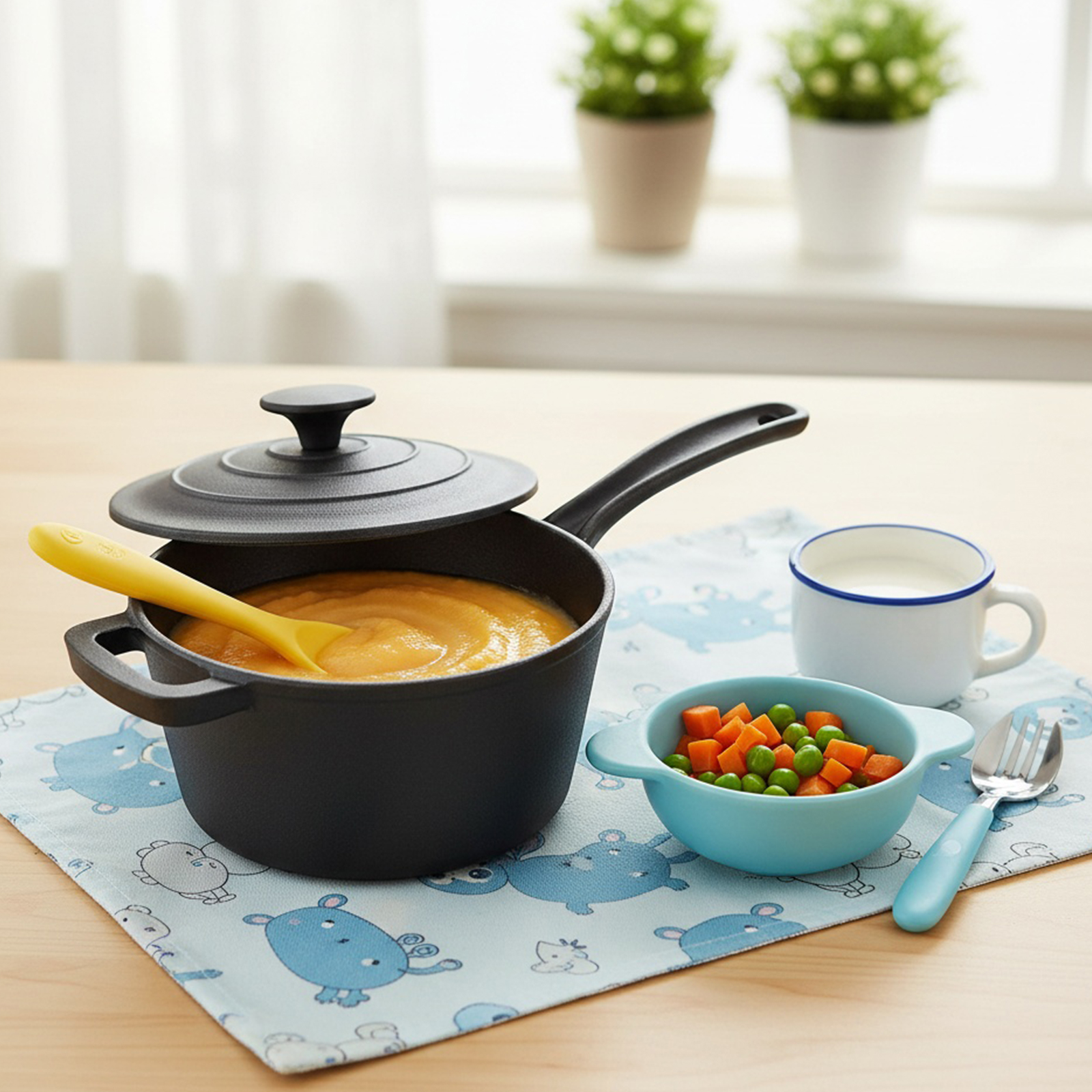 Baby Food Cooking Pot Easy To  - огляд і ціна Baby Food Restaurant