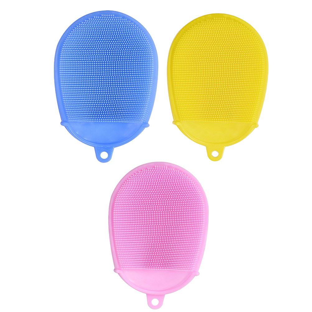 3Pcs Infant Silicone Bath Brus - огляд і ціна Dry Food Baby
