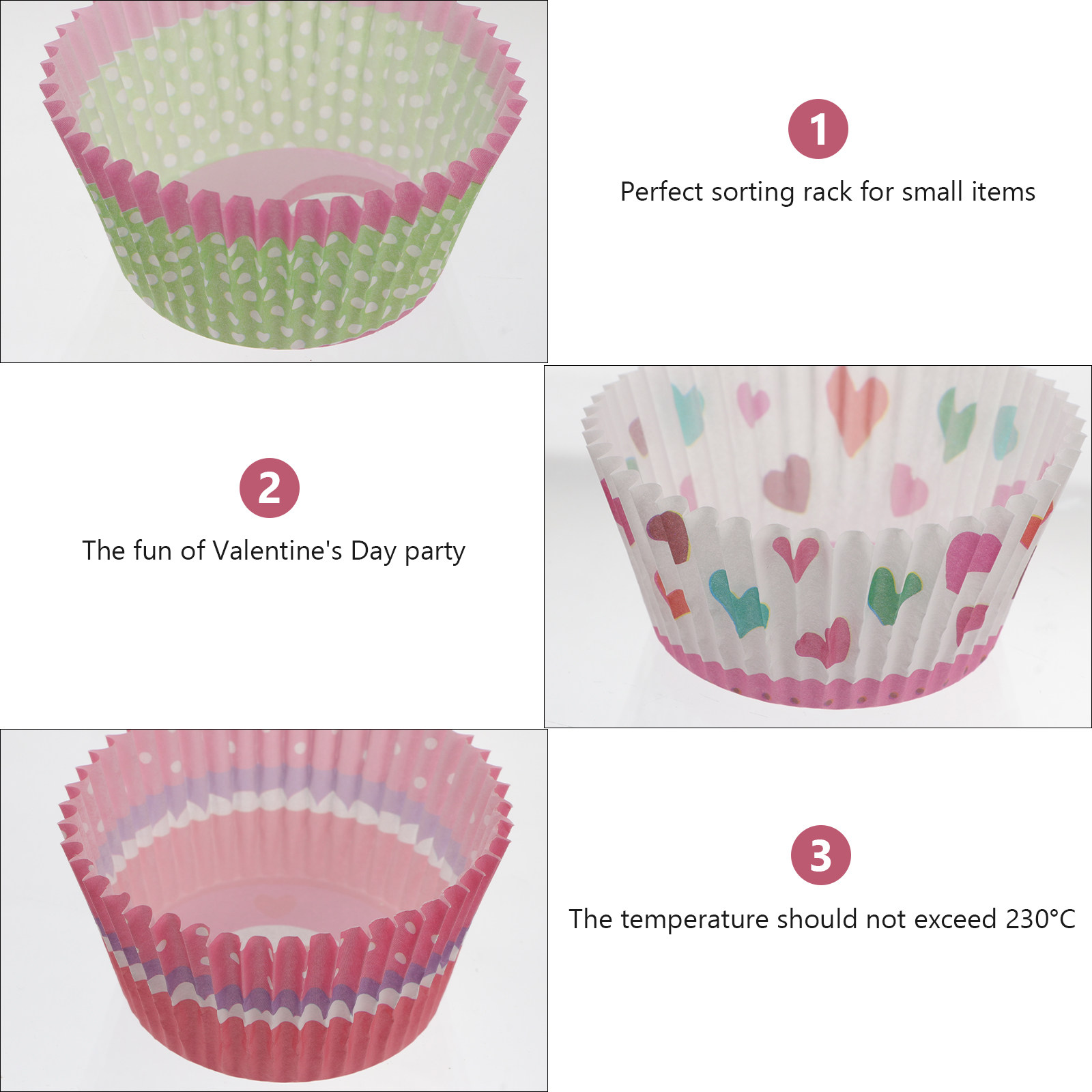300Pcs Baking Cups Paper Cupca - огляд і ціна Baby Food Restaurant