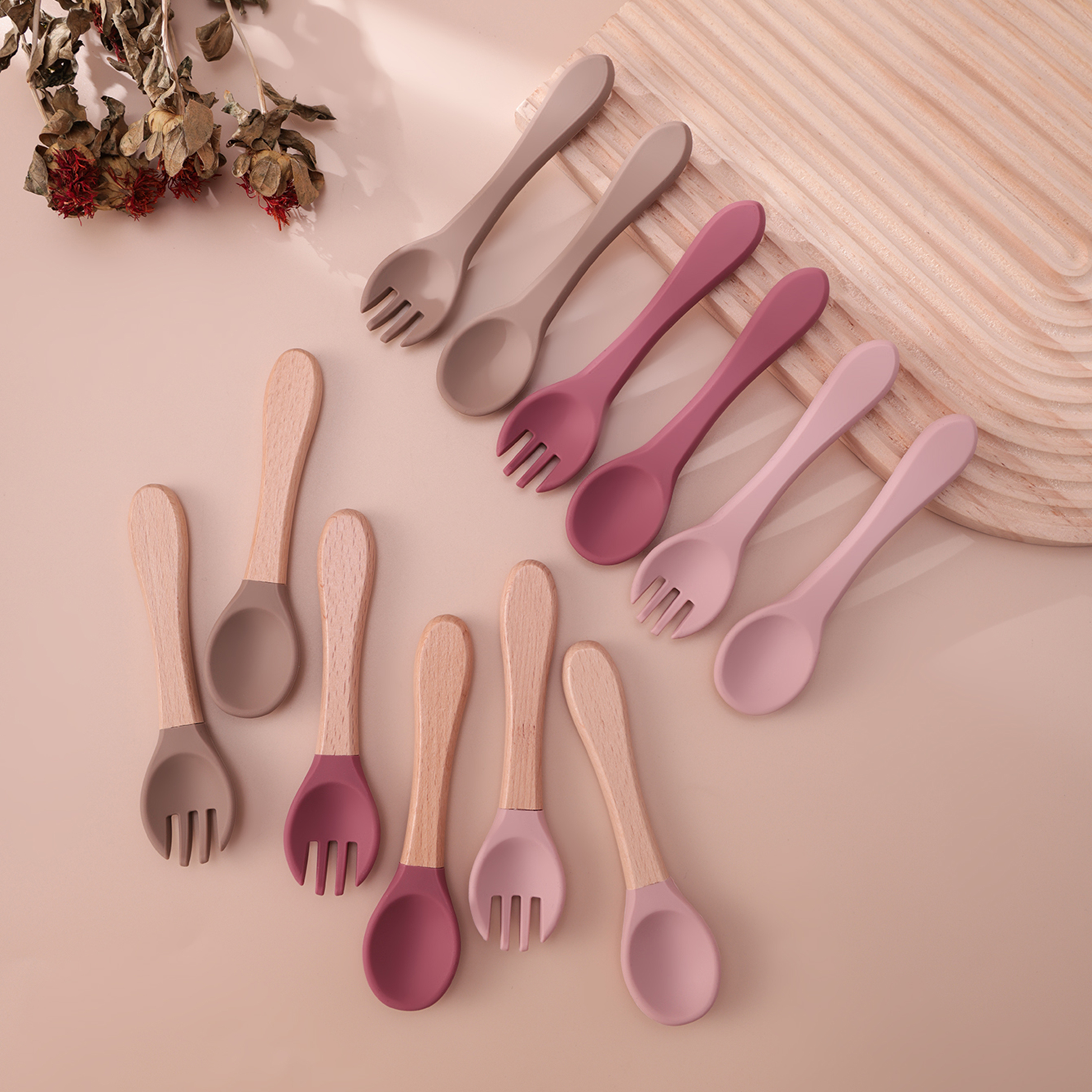 Color Kids 4PCS Silicone Baby  - огляд і ціна Baby Food Utensil