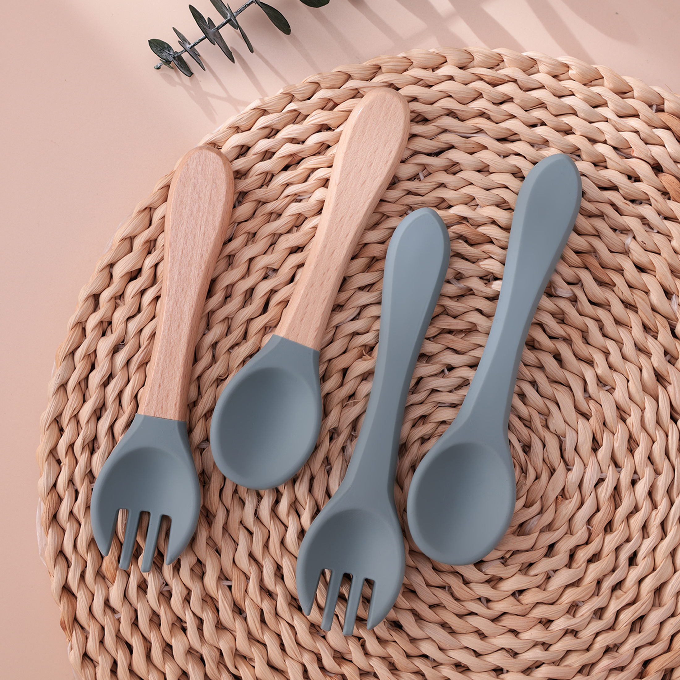 Color Kids 4PCS Silicone Baby  - огляд і ціна Baby Food Utensil