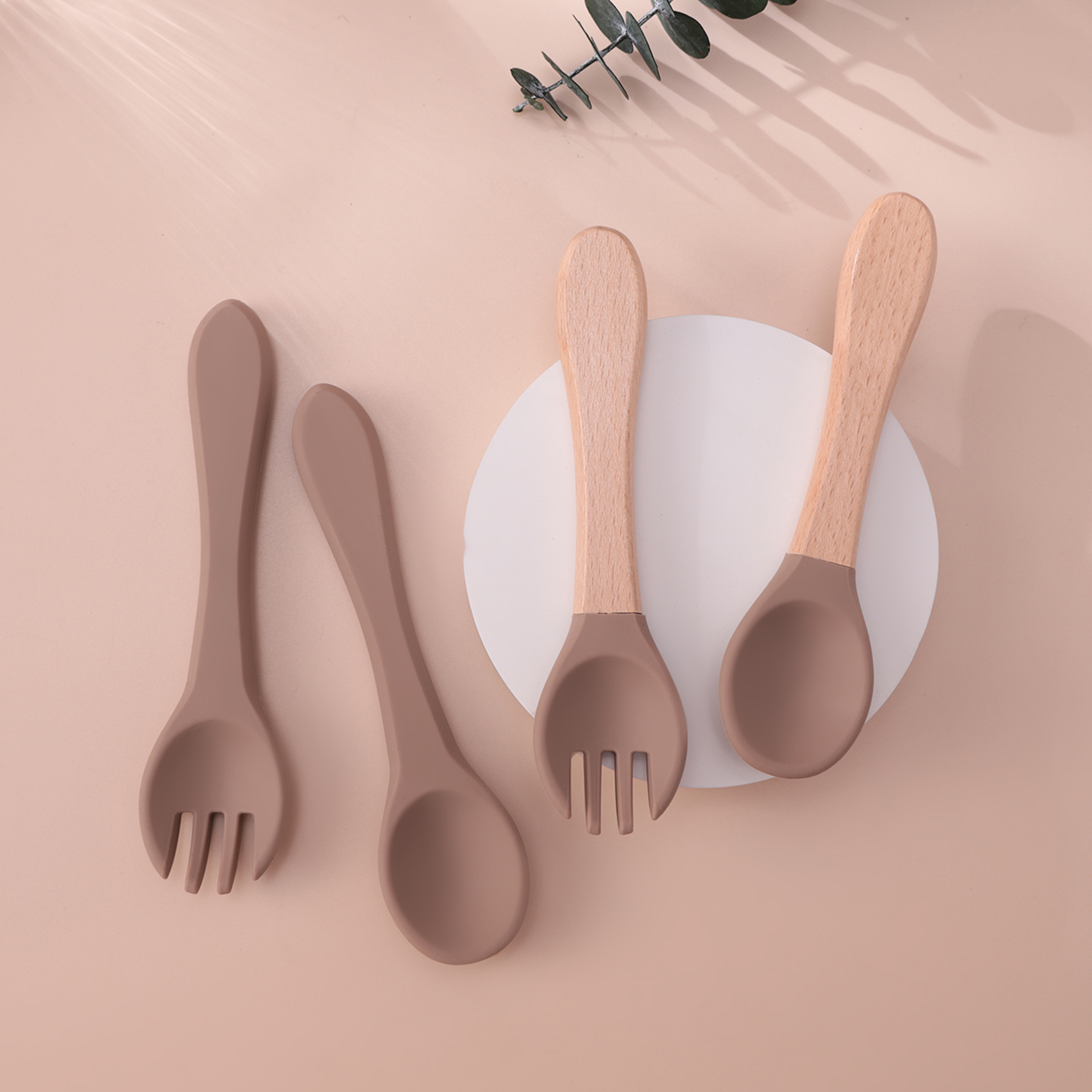 Color Kids 4PCS Silicone Baby  - огляд і ціна Baby Food Utensil
