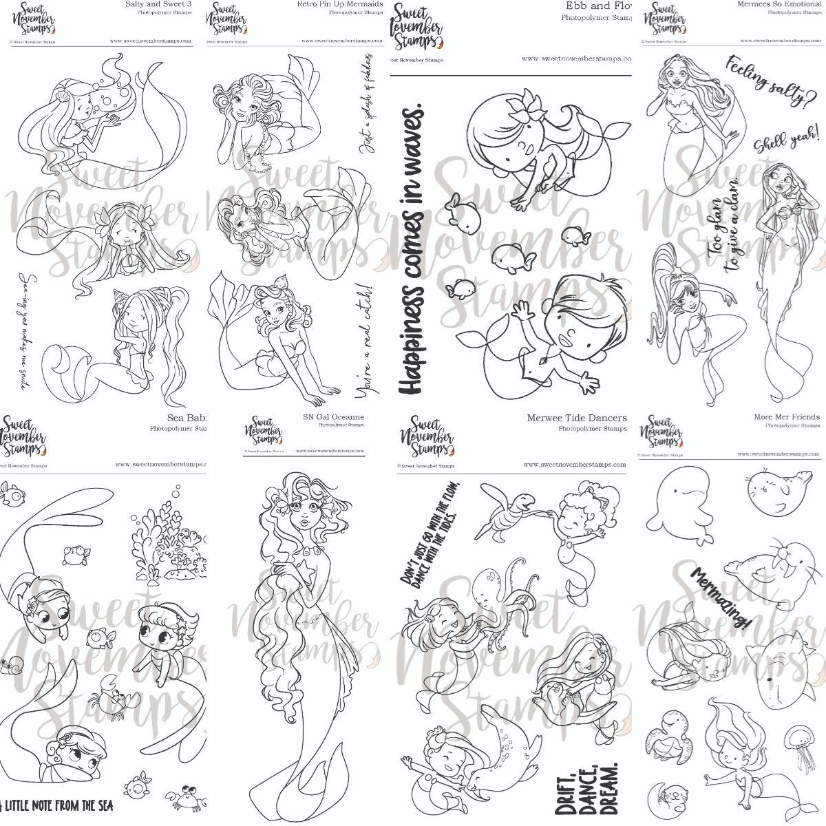 2026 New Clear Stamp Set - Sea - огляд і ціна Baby Food Bag