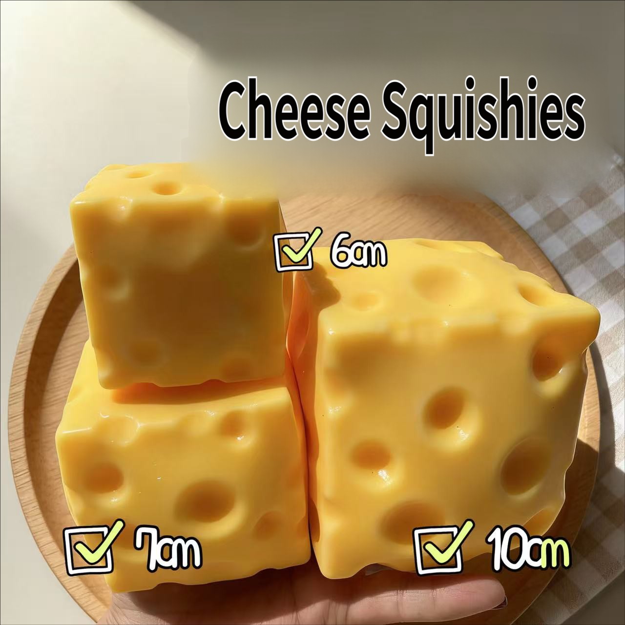 Large Squeeze Cheese Pinch Squ - огляд і ціна Baby Food Game