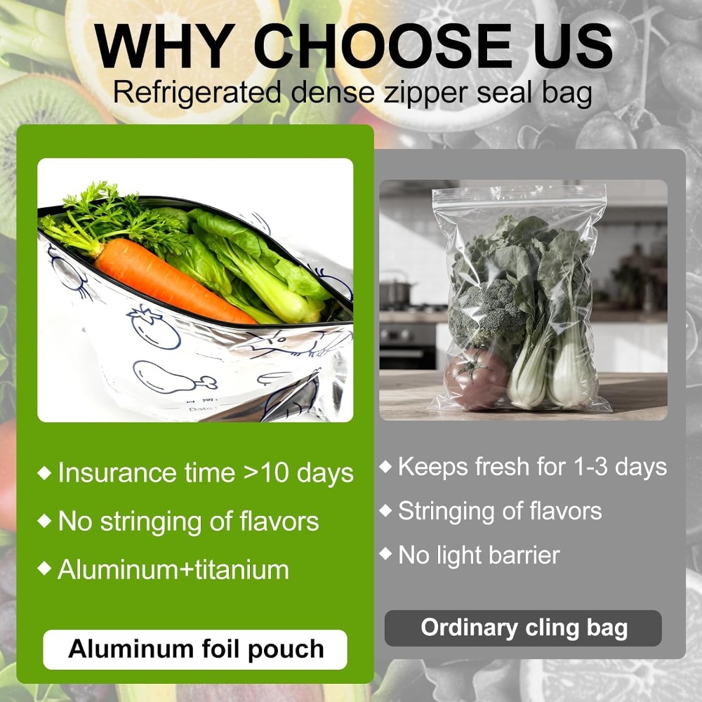 30 Pcs Reusable Mylar Bags for - огляд і ціна Food Pouch Reusable