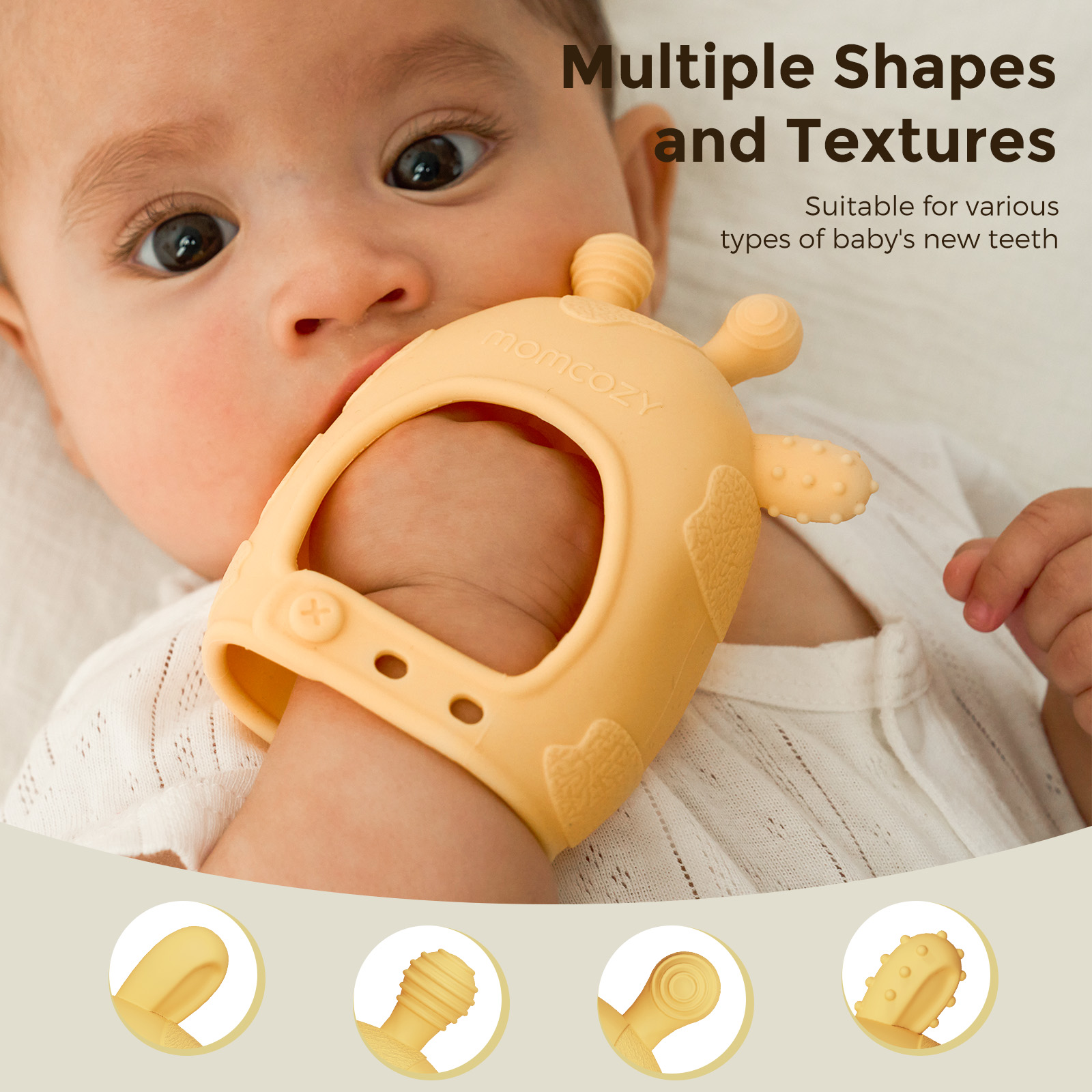 Momcozy Baby Teether Toys, Bab - огляд і ціна Baby Food Essentials