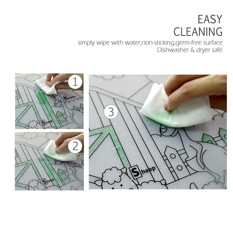 Silicone Baby Placemat 1pc Bab - огляд і ціна Baby Food Utensil