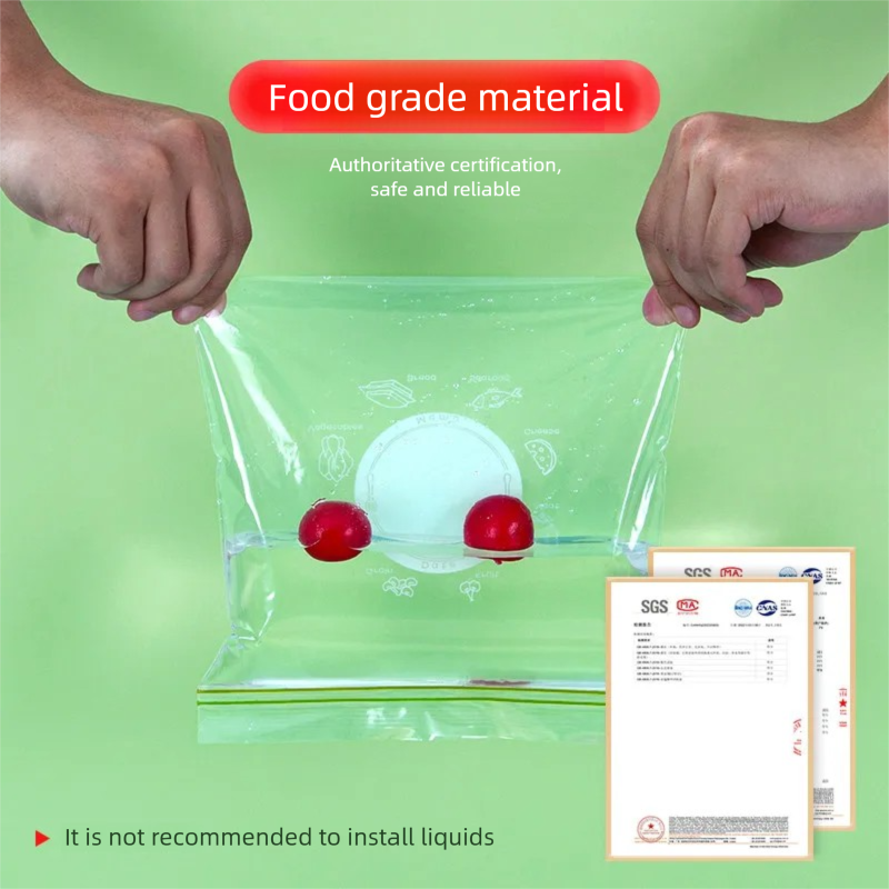 Double‑Zipper Sealed Bag, Food - огляд і ціна Food Pouch Reusable