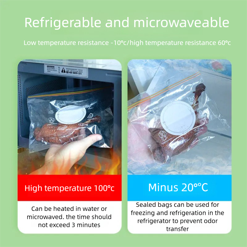 Double‑Zipper Sealed Bag, Food - огляд і ціна Food Pouch Reusable