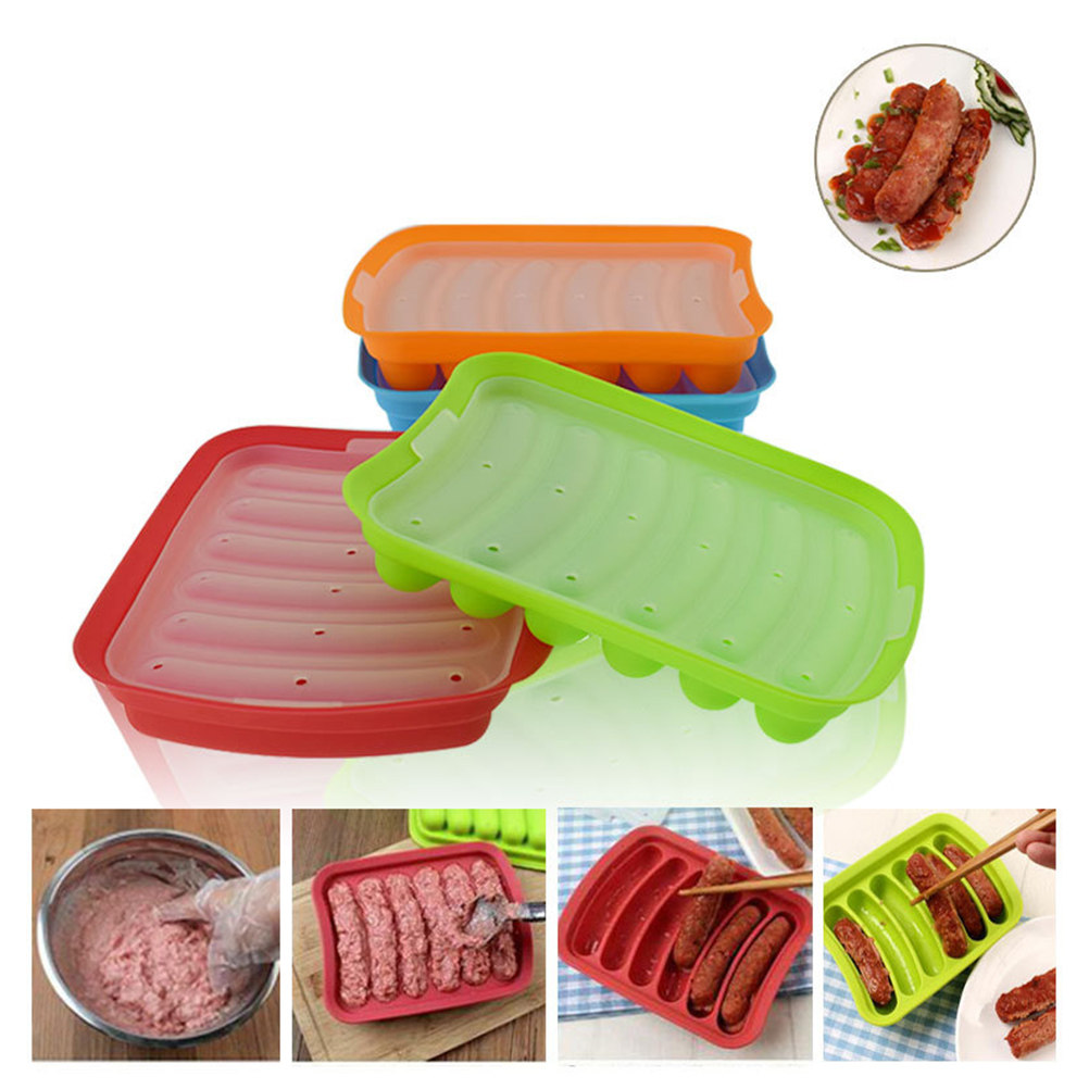 6 Rolls Silicone Sausage Mold  - огляд і ціна Baby Food Dogs