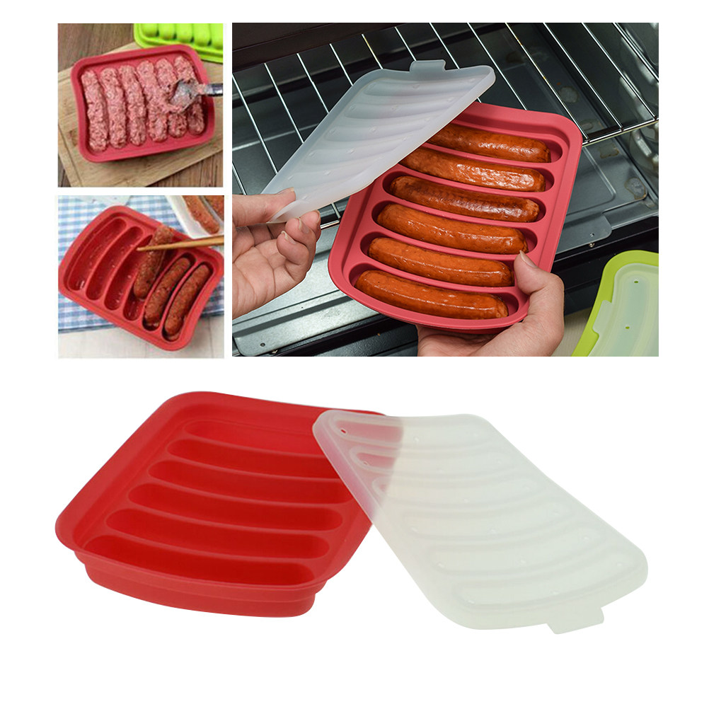 6 Rolls Silicone Sausage Mold  - огляд і ціна Baby Food Dogs
