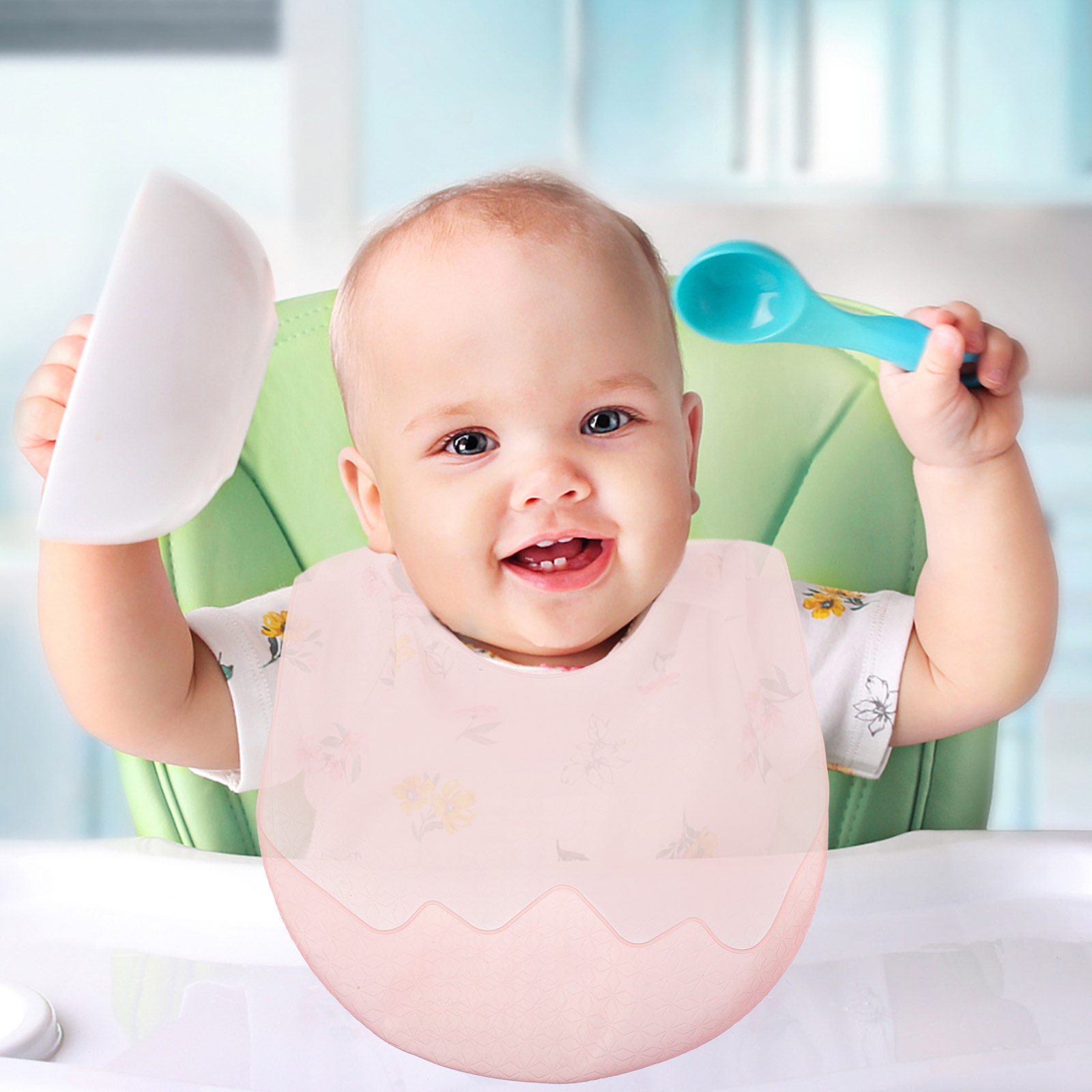 Silicone Baby Bib for Feeding  - огляд і ціна Dry Food Baby