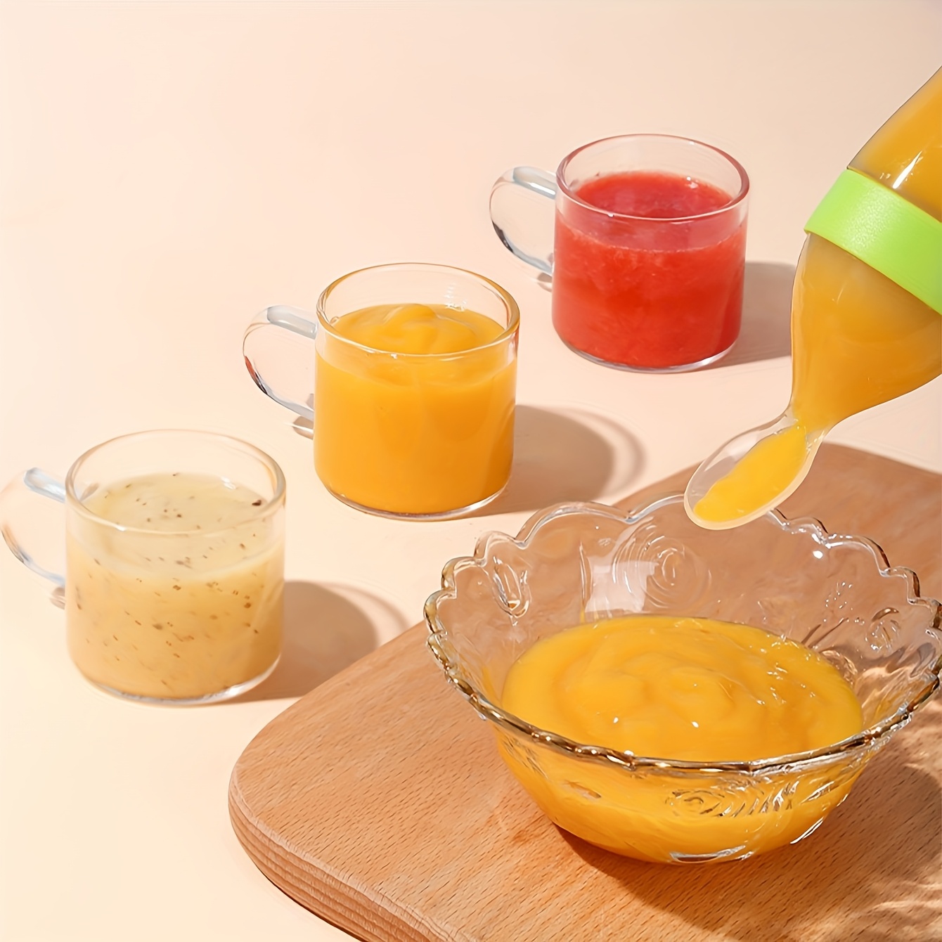9pcs Feeding Cutlery:1 Silicon - огляд і ціна Baby Rice Food