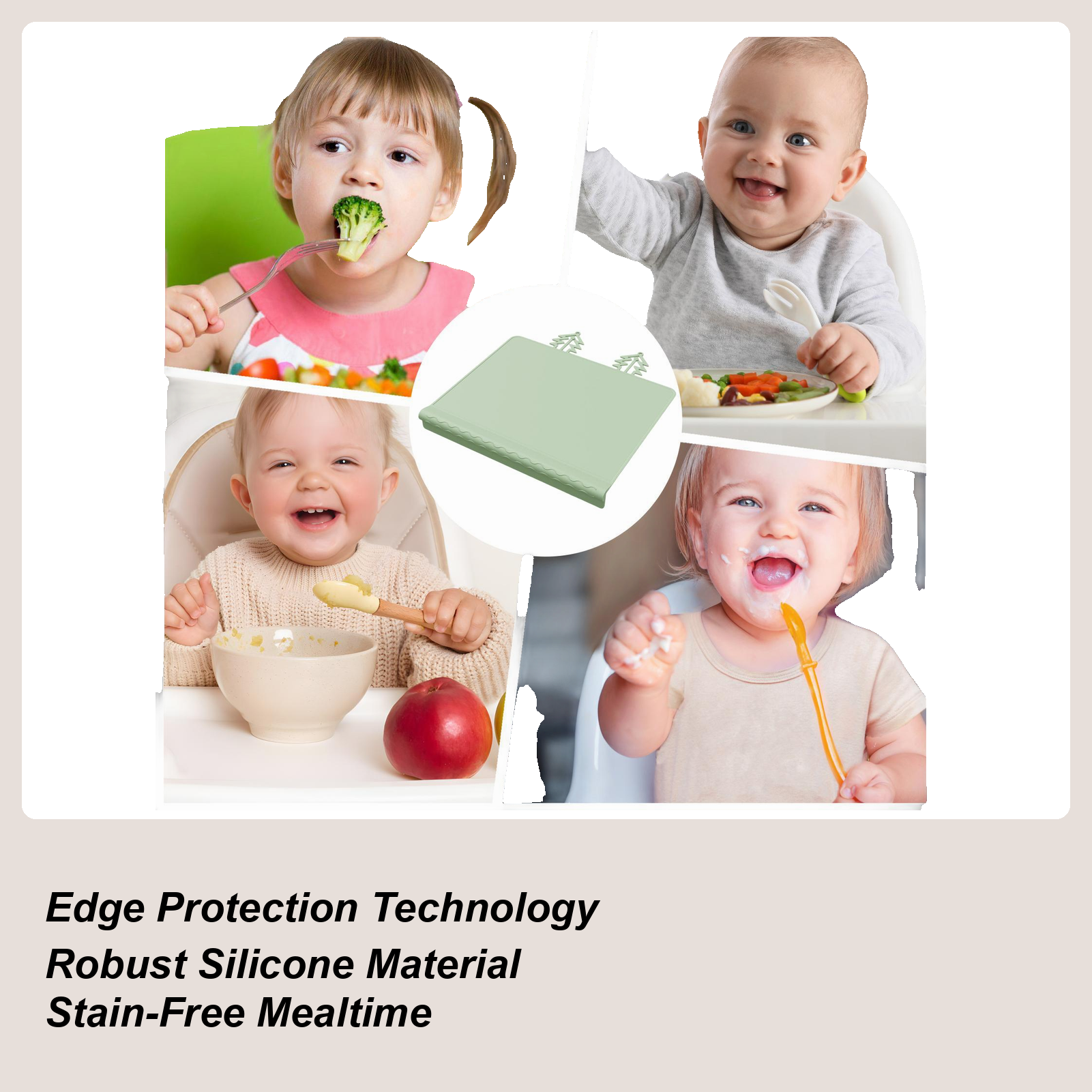 Baby Restaurant Placemat Washa - огляд і ціна Baby Food Restaurant
