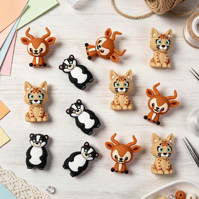 20Pcs New 3D Silicone Beads Fo - огляд і ціна Baby Food Home