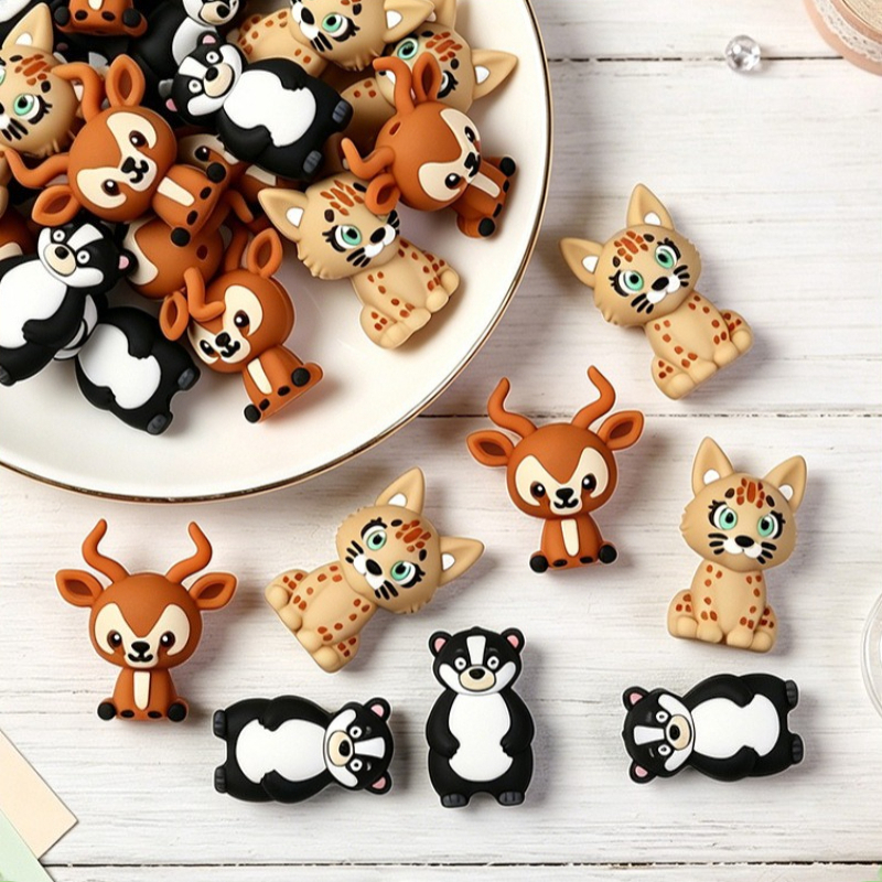 20Pcs New 3D Silicone Beads Fo - огляд і ціна Baby Food Home